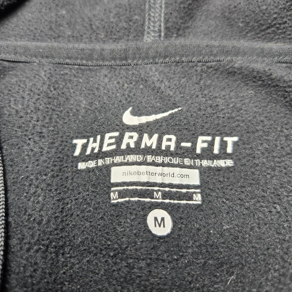 Nike All Time Full Zip Therma Training Hoodie Black 683656-010 Womens Medium